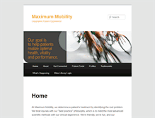 Tablet Screenshot of getmaxmobility.com